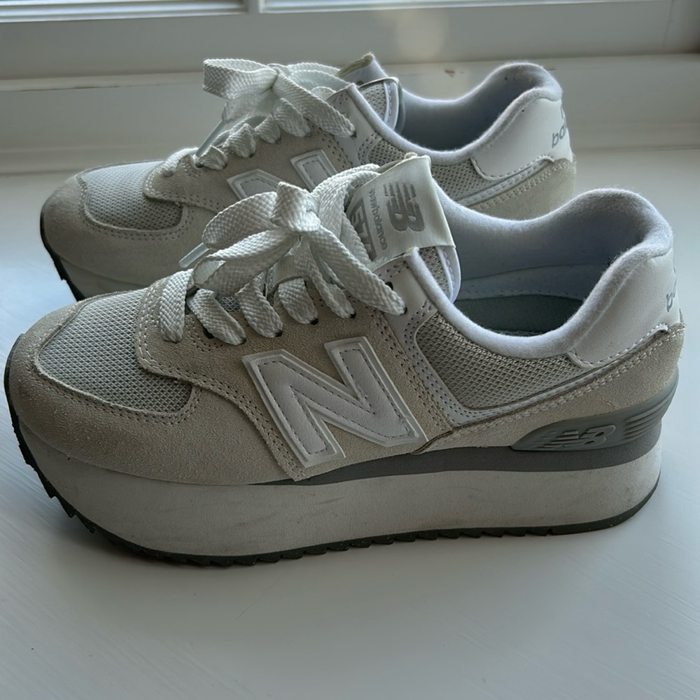 New Balance Women’s 574 Platform Sneakers, Size 6